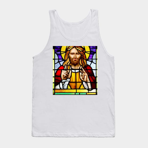 Jesus, our Lord, our Savior! Tank Top by BABA KING EVENTS MANAGEMENT